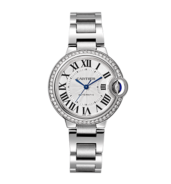 Cartier Baignoire Large 18K Pink Gold & Diamonds Lady's Watch WB520005