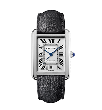 Cartier Pasha 18K (0.750) White Gold Automatic Men's Watch Sapphire Crystal Ref. 2308